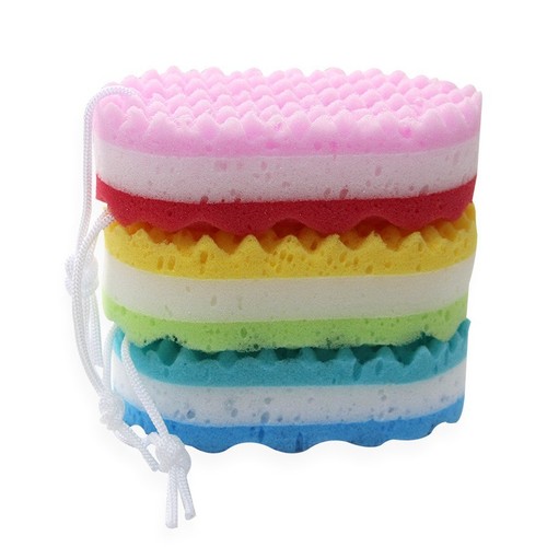 Three-layer seaweed sponge bath sponge for adults, bath ball, back sponge, baby bath sponge