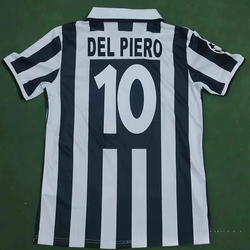 Джерси Ювентус 9597989900141516 C Ronalbara Pilllo Pogba, ретро футбольная форма с длинным рукавом