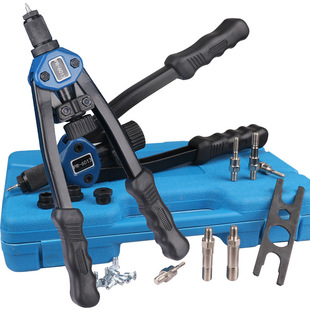 110pc manual Ram gun/rivet machine nut tool M3-M12 thread nut/double handle rivet gun