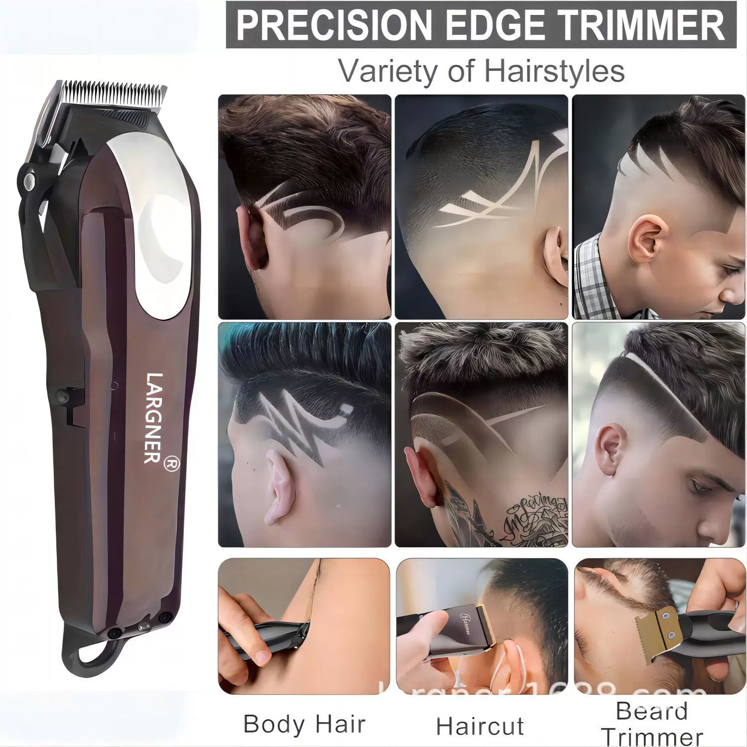 Классическая электрическая машинка для стрижки для Undercut, высокая мощность, градиент