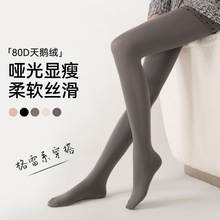 灰色打底裤女秋冬自然裸感天鹅绒压力裤袜提臀收腹显瘦光腿神器