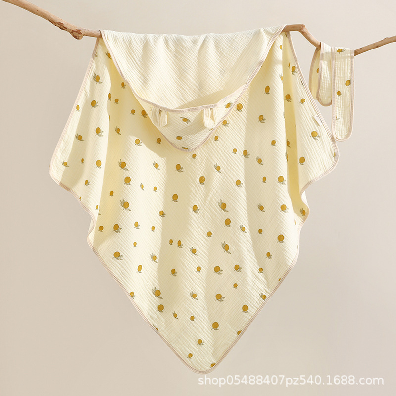 4 층 크레이프 퀼트 레몬