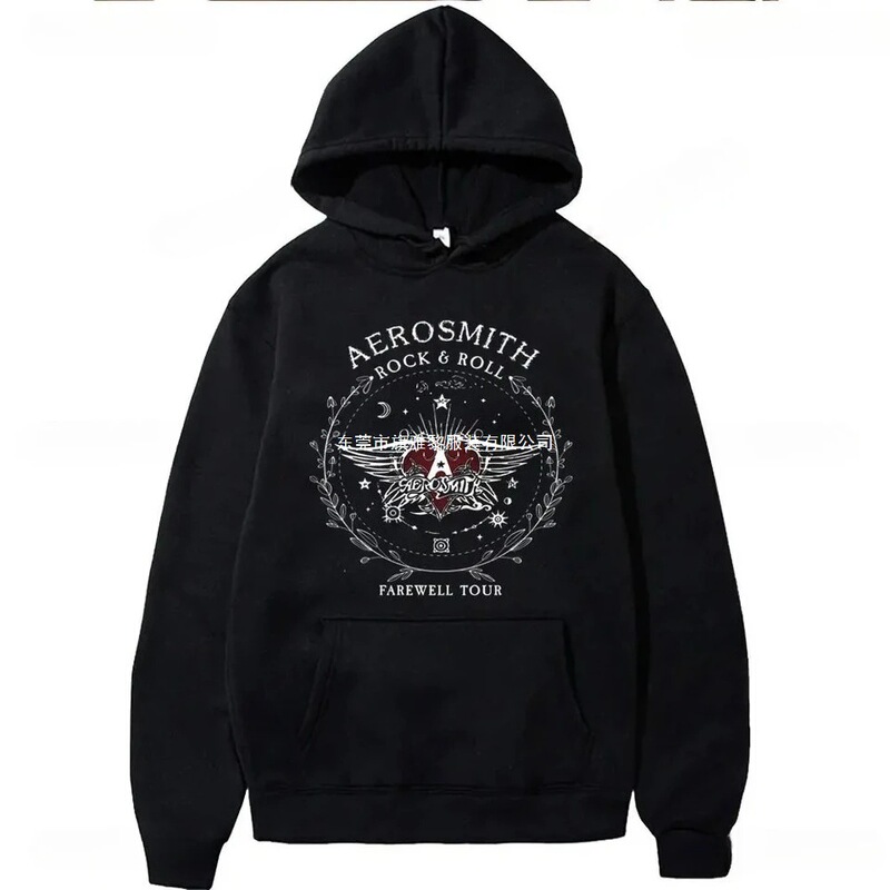 Aerosmith Farewell Tour Autumn Hoodie Farewell Tour Hard Rock Sportswear Casual Loose Retro Shirt