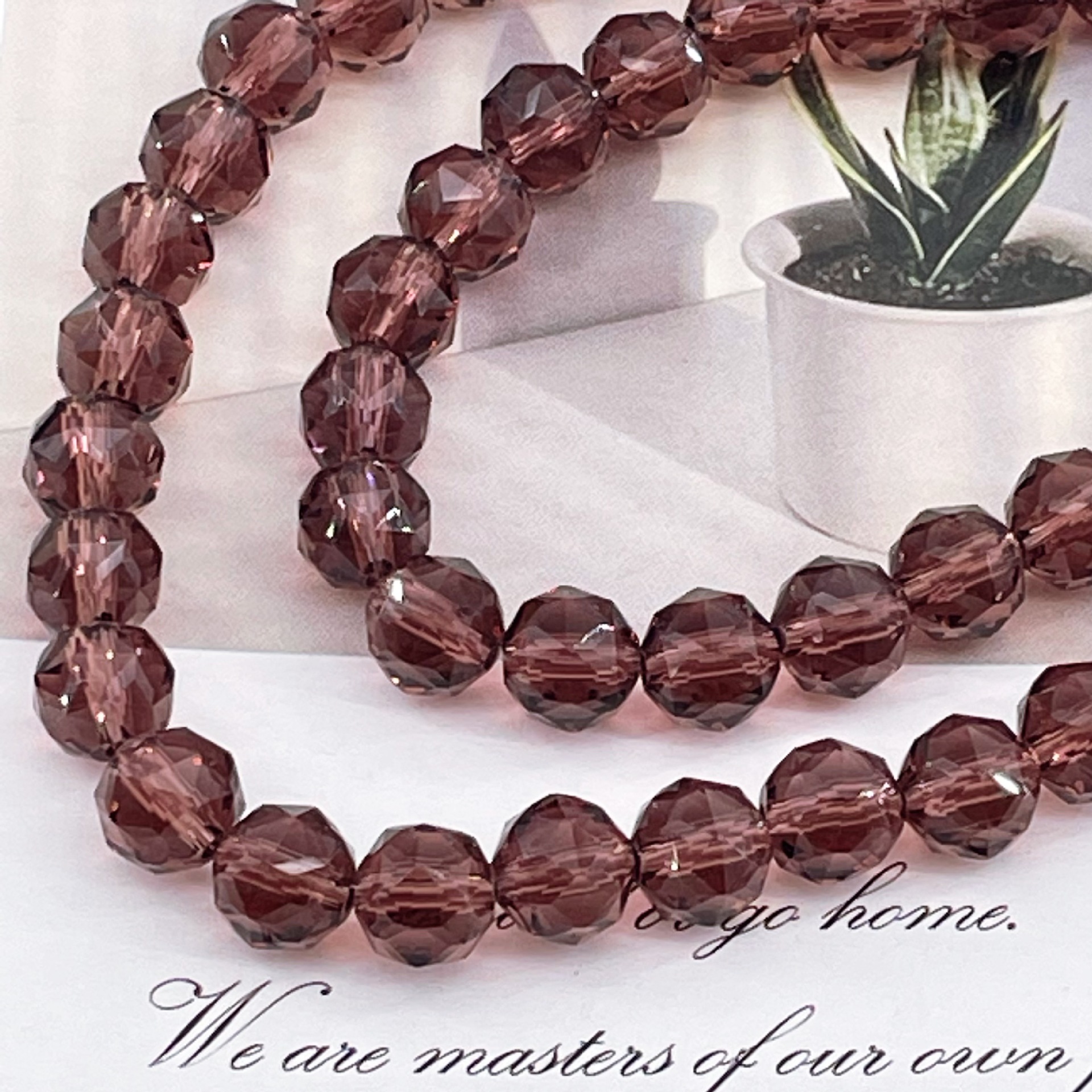 Bola de flores de 8mm Jingjing K9 cuentas sueltas de cristal 64 superficies cortadas con cuentas Accesorios de joyería hechos a mano de bricolaje Pulsera Collar lote suelto image 45