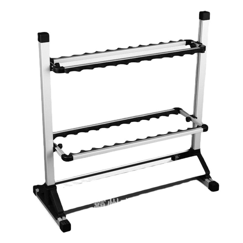 Aleación de aluminio caña de pescar estante de exhibición artes de pesca Barra de mar Luya soporte de la barra de aleación de aluminio de almacenamiento estante de exhibición hogar