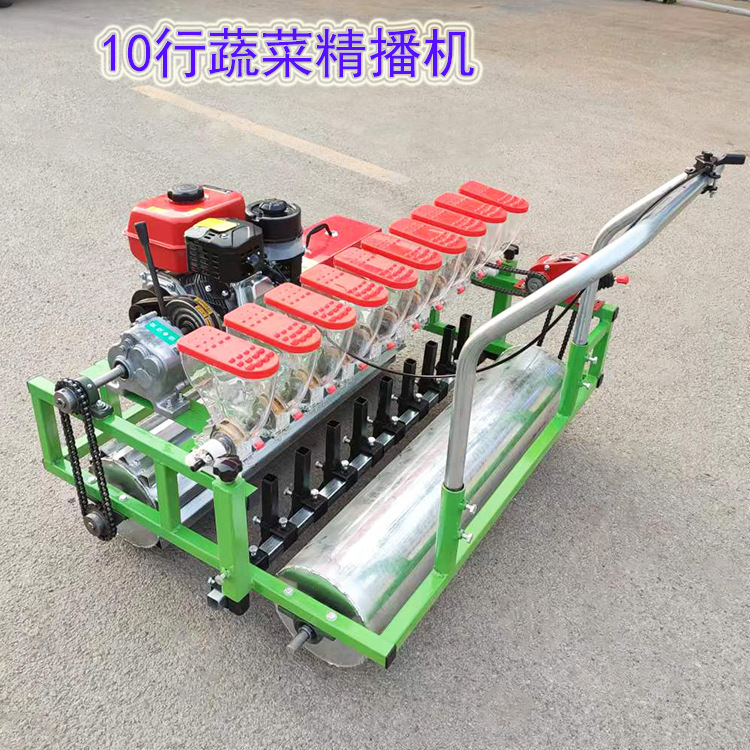香菜娃娃菜播种机自走式手推汽油蔬菜精播机免间苗大棚用电动种菜