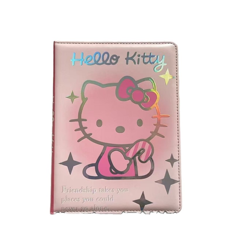 A6烫金HelloKitty笔记本高颜值可爱凯蒂猫日记本学生记事彩页本|undefined