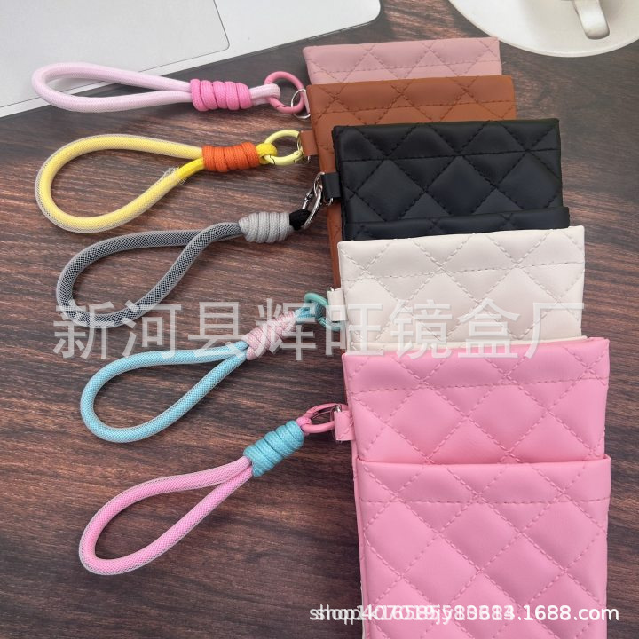 Portable Women's Automatic Closing Sunglasses Storage Case with Anti-Pressure New Double-Layer Sun Protection Pu Leather Fabric Waterproof Glasses Bag Portable Women's Automatic Closing Sunglasses Storage Case with Anti-Pressure New Double-Layer Sun Protection Pu Leather Fabric Waterproof Glasses Bag