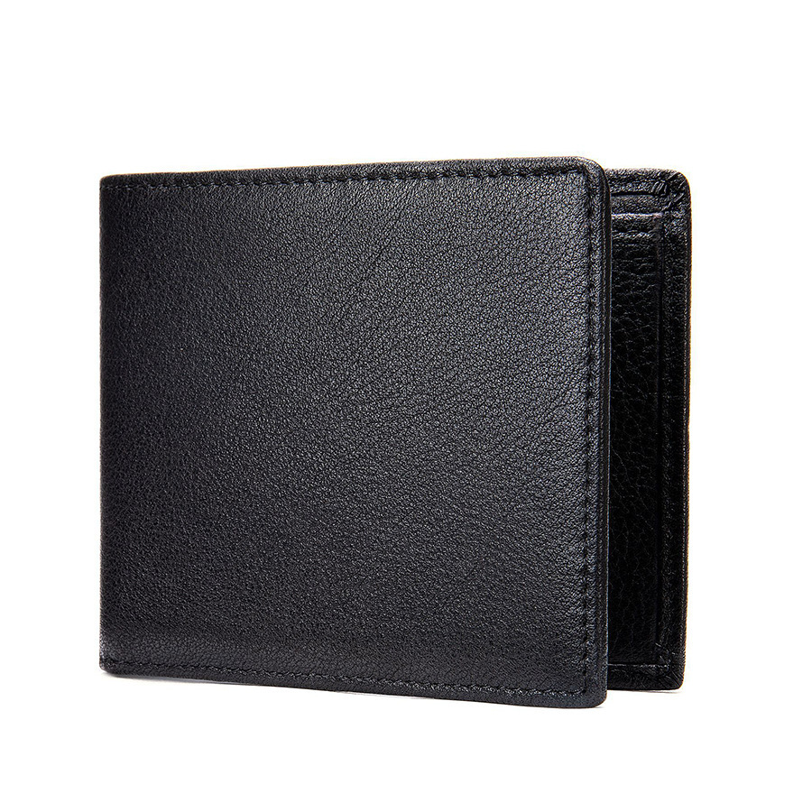 Men's Wallet, First-Layer Cowhide Card Holder, Genuine Leather Wallet, Bank Card Holder, Card Holder, Ready-Made Short Coin Purse