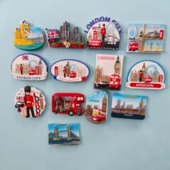 ヨーロッパ英国観光名所冷蔵庫マグネットお土産ロンドン手作りクリエイティブパーソナライズされた立体ギフトメーカー卸売