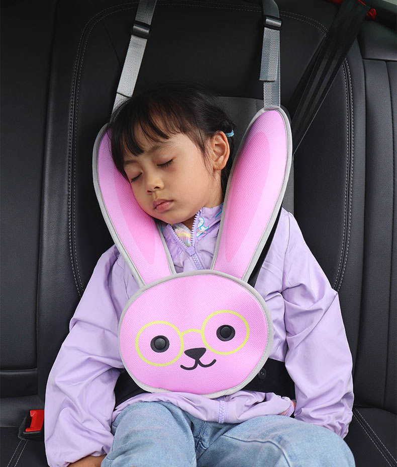 Cross-Border Wholesale Children's Car Seat Belt Shoulder Pads and Headrests, Universal Car Sleeping Aid, Safety Shoulder Protectors