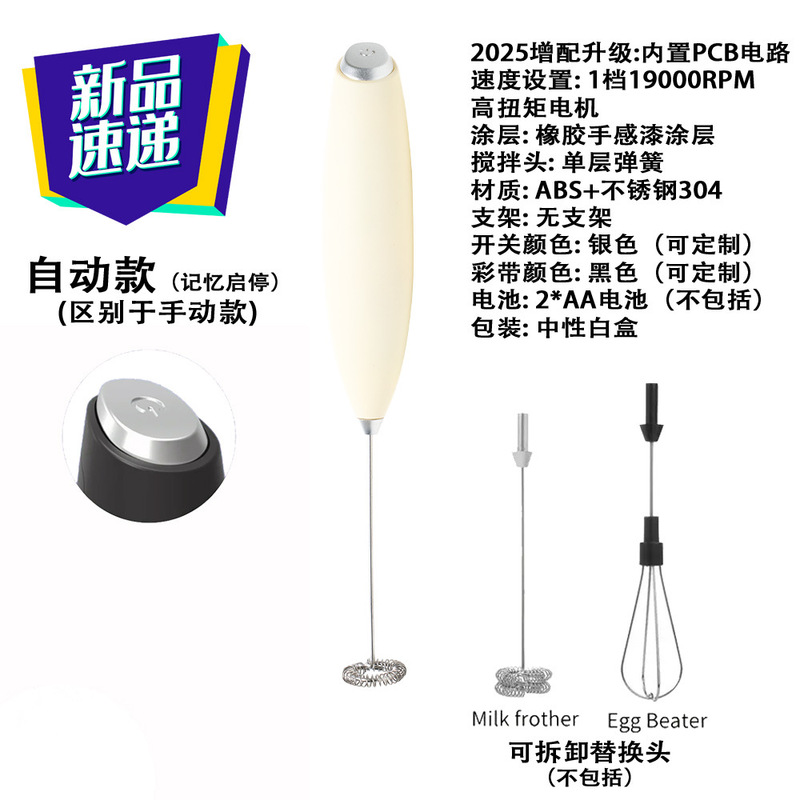 批发跨境爆款自动奶泡器咖啡蛋白粉GLP健身饮料手持电动搅拌器|undefined