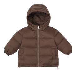 Winter New Men Women Boys Kids Solid Color Thick Hooded Coats for Toddlers and Kids White Down Jackets Short Sleeve Waterproof Warm Kids' Jackets
