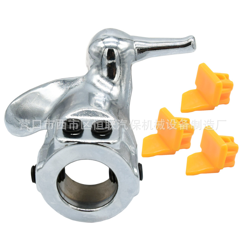 Máquina de desmontaje de Neumáticos Accesorios motocicleta pájaro cabeza cambiador de neumáticos máquina de desmontaje de neumáticos herramienta especial cabeza de trabajo + tres almohadillas de goma