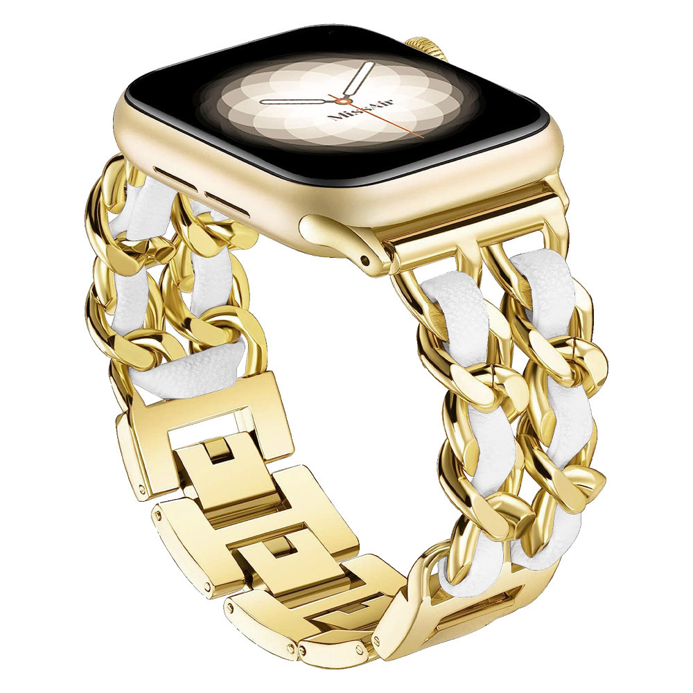 화이트 가죽 + 골드