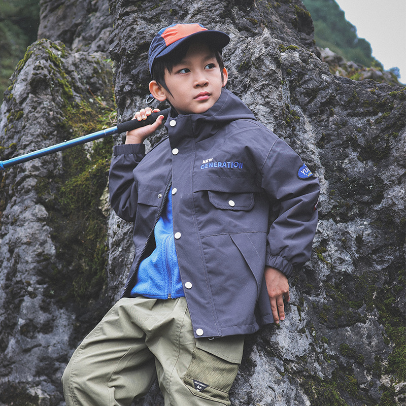 [50% de código roto] ropa de asalto infantil primavera para niños al aire libre 3 - en - 1 abrigo de asalto cálido chaqueta infantil