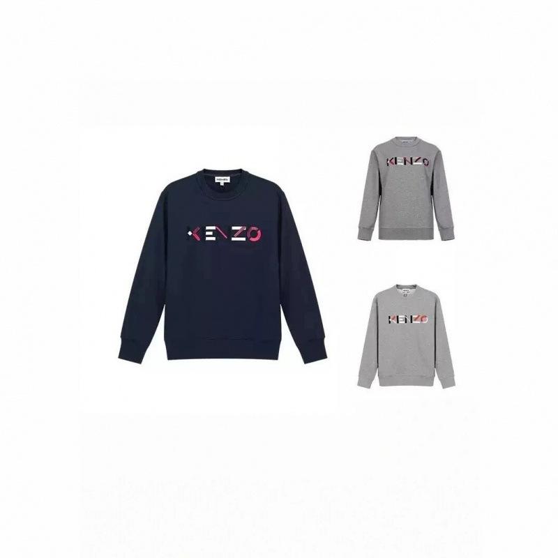 Foreign Trade Kenzo Trendy Brand Letter Embroidery Round Neck Sweatshirt for Men, New Autumn/Winter Loose Fit Men's Fashion Casual Sweatshirt Foreign Trade Kenzo Trendy Brand Letter Embroidery Round Neck Sweatshirt for Men, New Autumn/Winter Loose Fit Men's Fashion Casual Sweatshirt