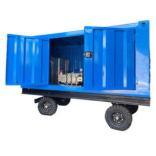 High-Pressure Water Jet Electric Drive 100Mpa Large Mobile Condenser Cleaning Machine Industrial Dredging Machine