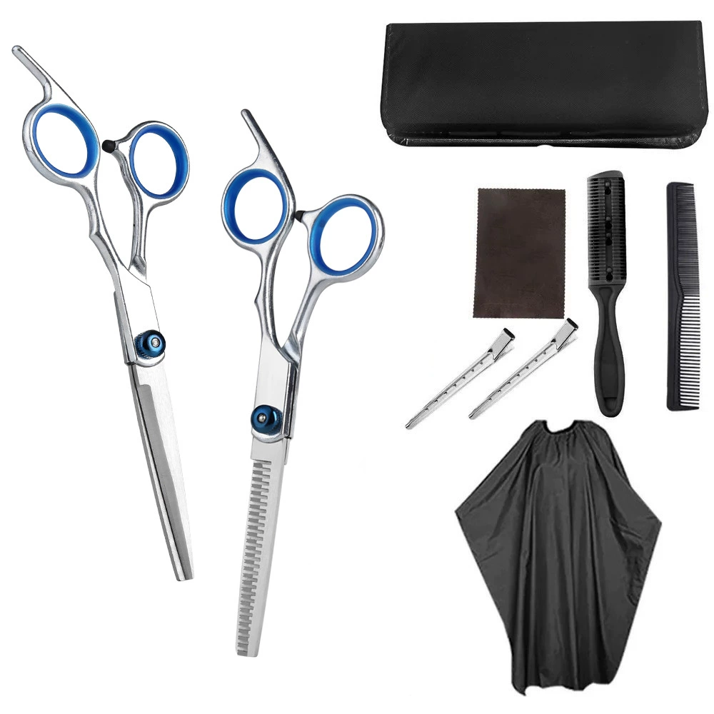 Профессиональные ножницы, черная ручка
