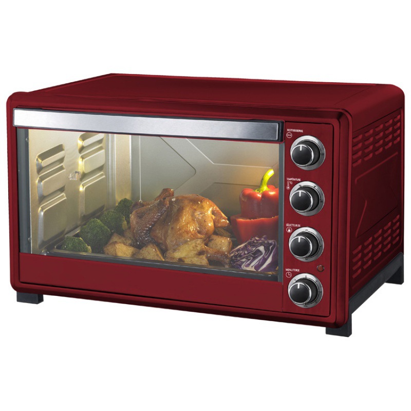 60L blanco de gran capacidad automático multifunción visual sin aceite para hornear horno de comercio exterior hogar inteligente