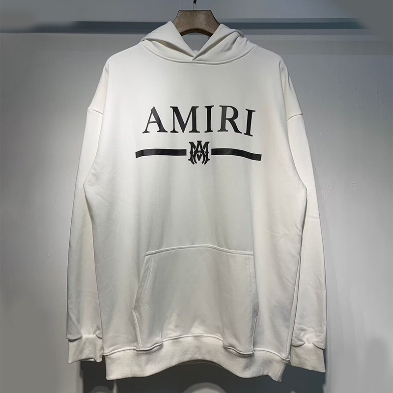 AMIRIスウェットコレクションクロスボーダー美潮アルファベットプリントメンズゆるいカジュアルフード付きスウェット|undefined