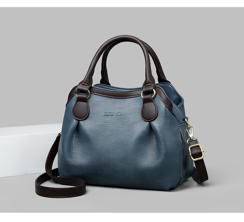 Women's Shoulder Bag Soft Leather Handbag For Middle Aged Women_voghion.com