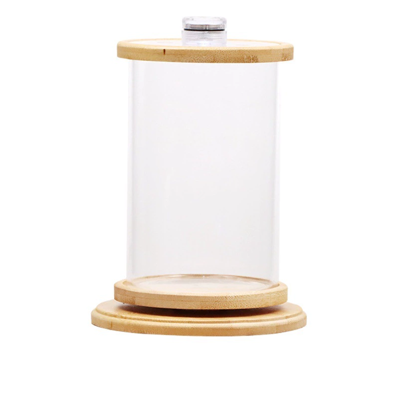 Мини Маленькая Настольная Эко Бутылка Креативный Офис Закаленное Стекло Миниатюрный Аквариум Спальня Вращающийся Аквариум