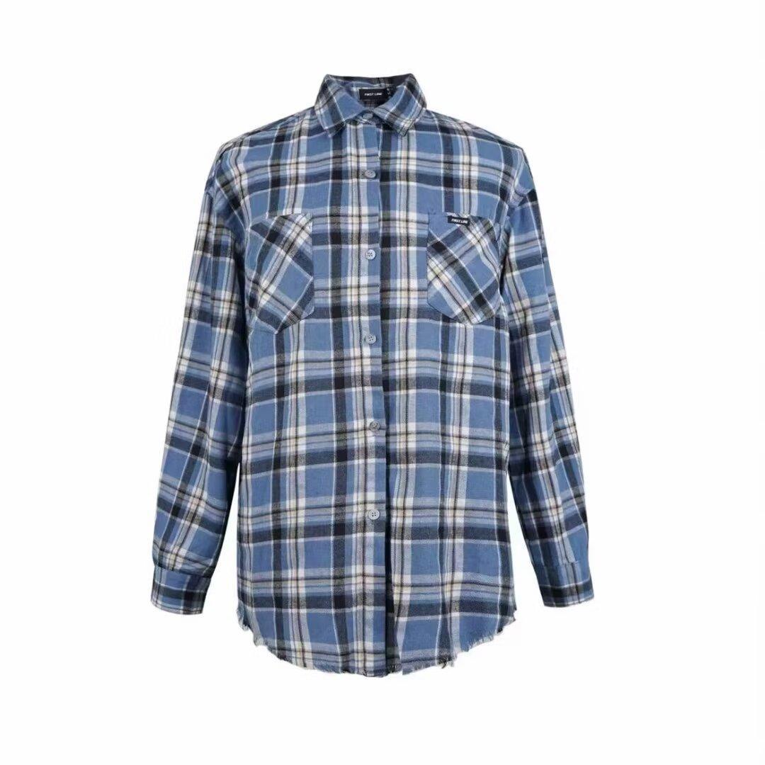 Plaid INS Neue Standard Trendy Langarm Elegante Jugend Beliebte Männer Harajuku Mode Frühling Herbst Hemd Täglichen_voghion.com
