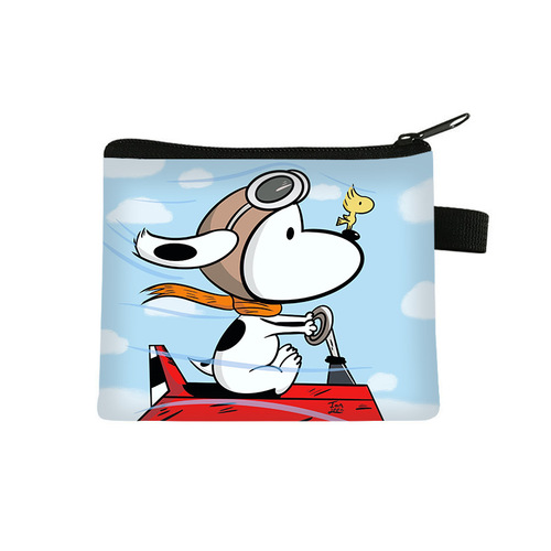 Spring Style Snoopy Zero Wallet for Students, Cute and High-End, Instagram Style Card Holder, Beautiful and Instagram Compliant Bag, Cross-Border