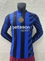 24-25 players Inter Milan home long sleeved