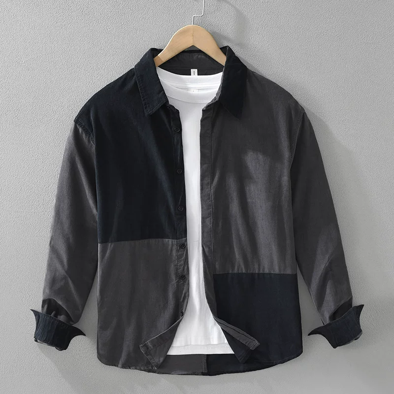 Japanese universal shirt for leisure, oversize