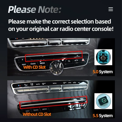 DVD Navigation W205 S205 X253 Car