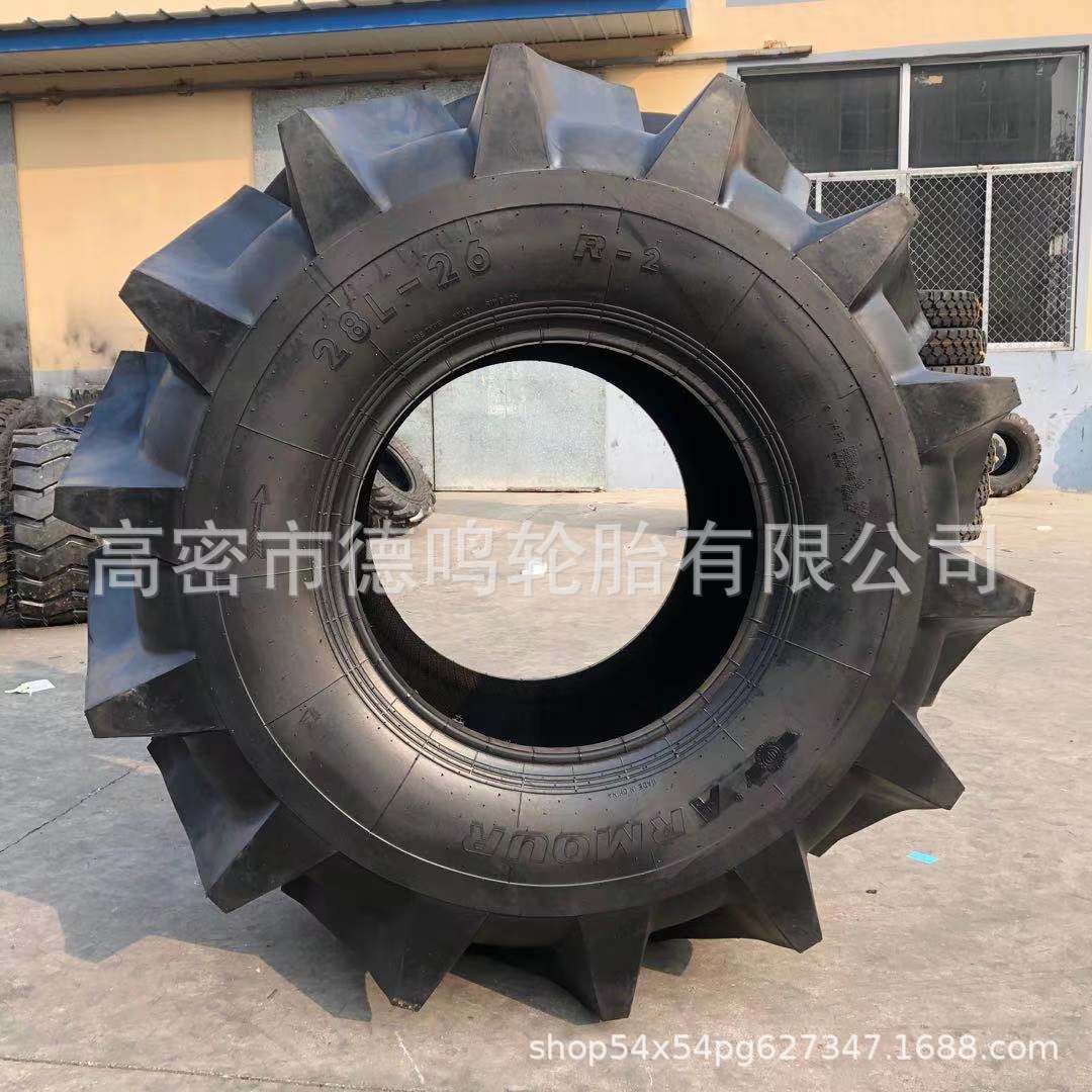 Suministro 28L-26 campo de arroz agrícola neumático de alta flor anti-hundimiento descarga de lodo eneldo C230 neumático cosechadora