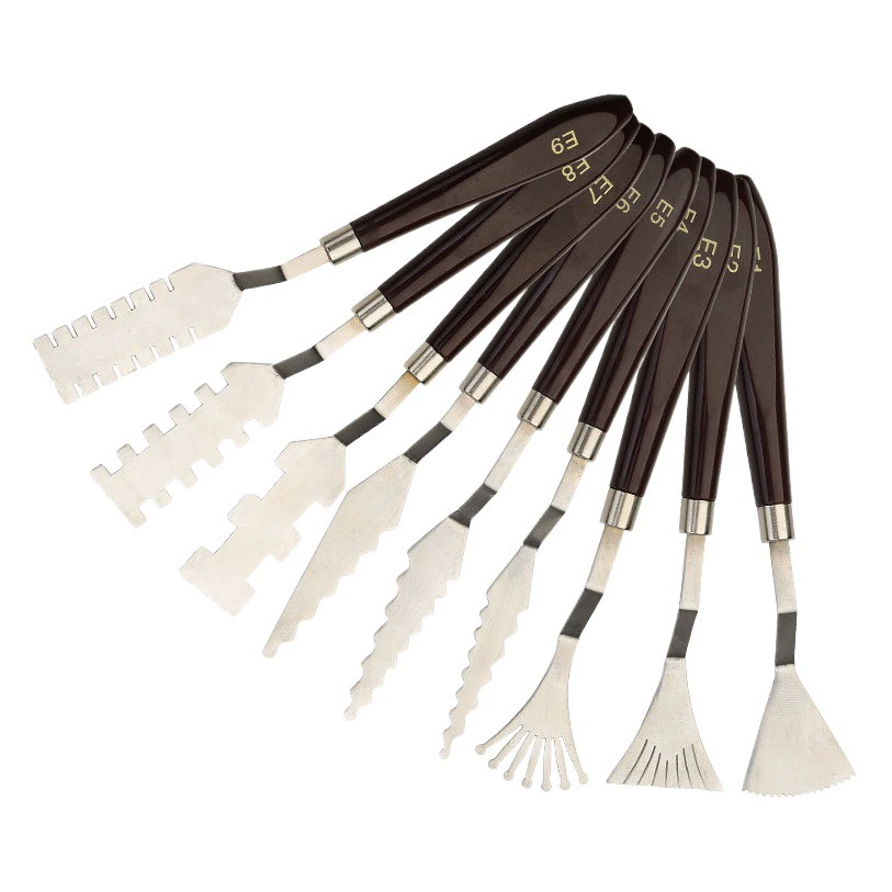 Трансграничное искусство тома цвета скребка краски масляная живопись гуаша палитра