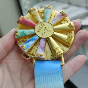 Medal Customization Creative Rotating Hanging Medal Marathon Games Basketball Football Game Award Champion Medal Customization