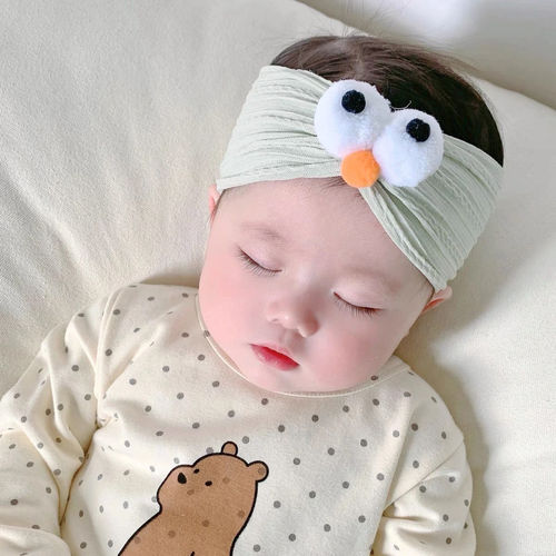 Baby headband summer thin cap for the fontanelle baby girl newborn halved headgear male and female infants spring and autumn infant 
