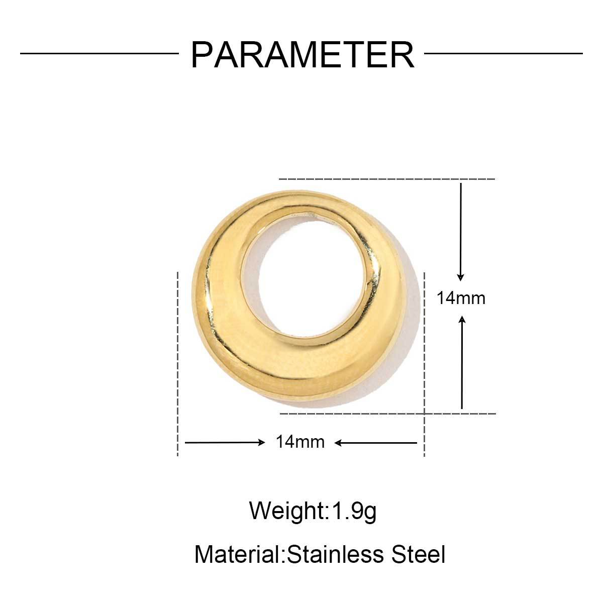 5g Weight Pendant Jewelry Making Type 13*16mm, 14*14mm, 18*18mm Jewelry Making Size DIY Jewelry Accessories Classification 3 PCS/Package Quantity Titanium Steel Material Geometric, Heart Shape Pattern Plating Design Casual, Simple Style, Streetwear Style 3 PCS/Package 13*16mm 14*14mm 18*18mm Titanium Steel Geometric Heart Shape Pendant 11