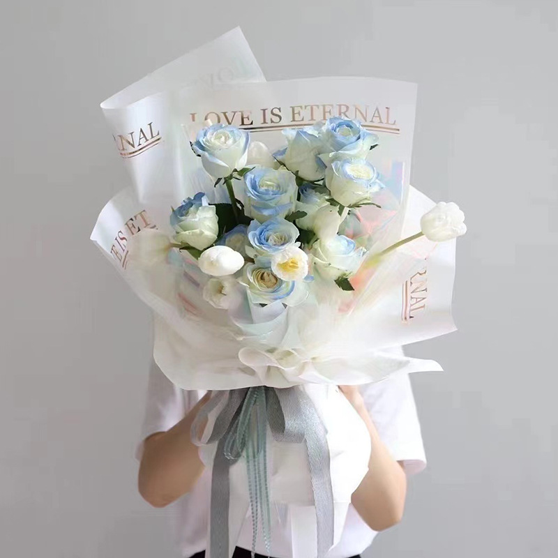 Huaxi bronceado noble papel de embalaje de flores película mate impermeable bolsa de regalo papel de flores floristería ramo materiales de embalaje