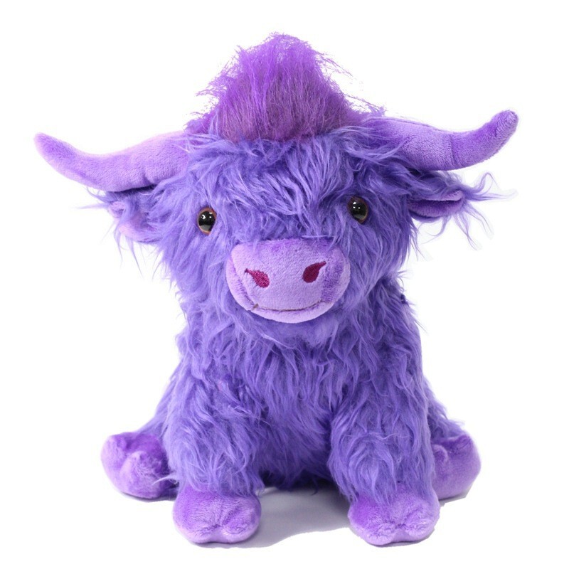 跨境新品Highland Cow苏格兰高地牛毛绒公仔仿真牦牛玩偶现货批发|undefined
