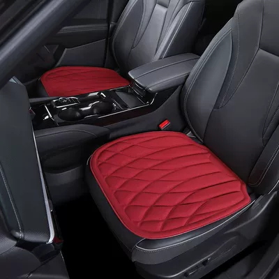 sponge, single-piece car pad, non-slip five-seater | Seat cushion, seat cover - mousse-red-main-secondary