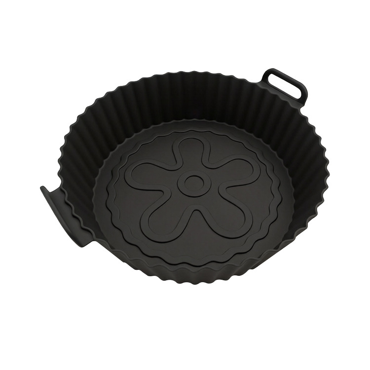 Amazon explosivo aire frito plato de horneado de silicio grado alimenticio resistente a altas temperaturas almohadilla de horneado de aire doméstico