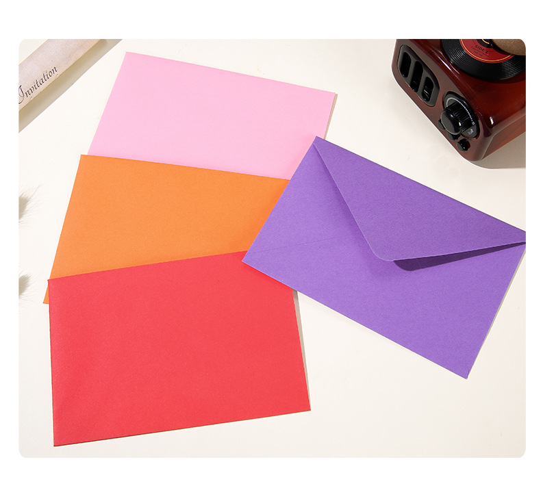 8g Weight envelope Event & Party Supplies 1 Piece Quantity Simple Style Solid Color Paper Festival Envelope 1 Piece