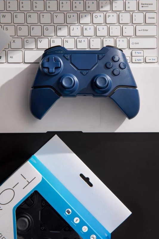 T1B コントローラー PS4 プロゲームコントローラー PC タブレットスチームダブル iOS 携帯電話ワイヤレス Bluetooth 振動|undefined