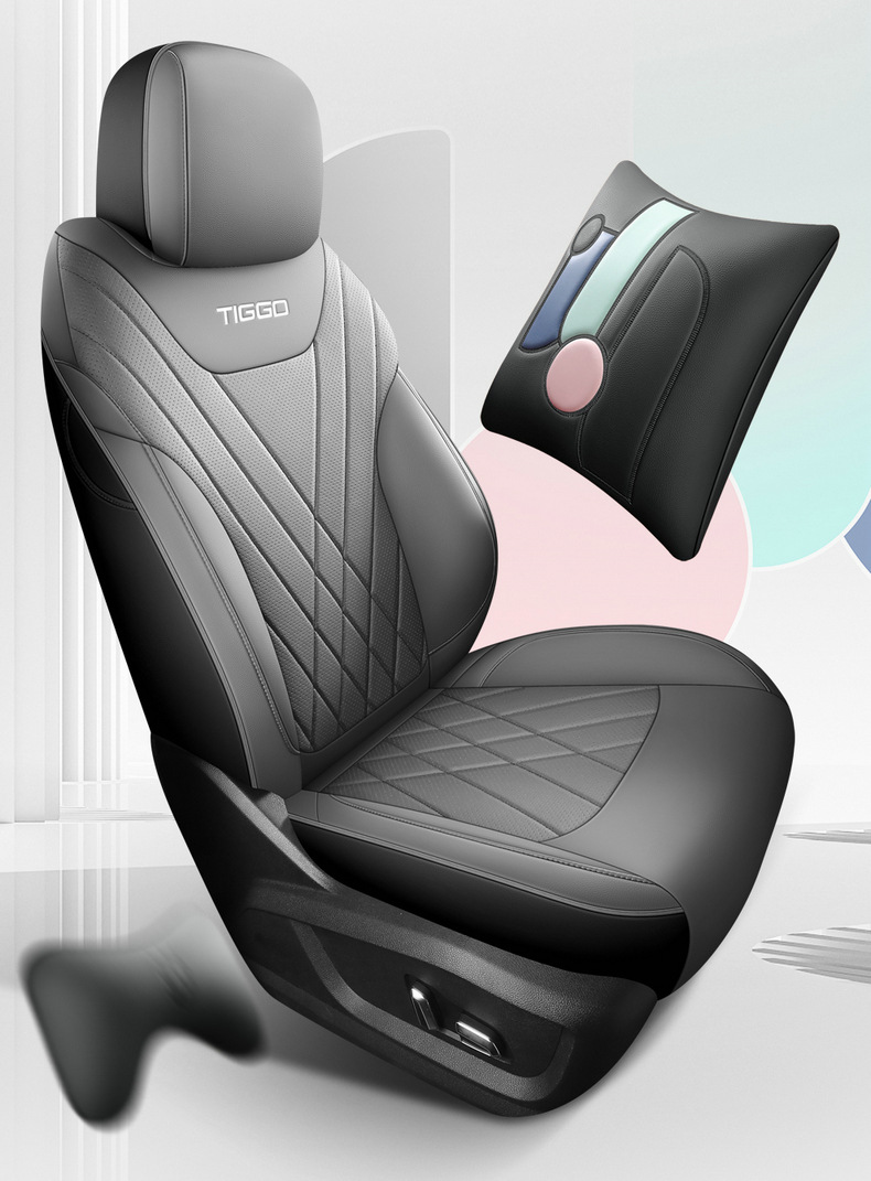 Chery Tiggo 8 Pro Special Perforated Seat Cushion Full Surround Seat Cover for Seven-Seater and Five-Seater, Universal for All Seasons Car Seat Cover