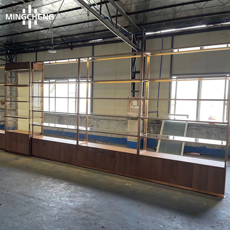 新加坡鞋店展示架设计木质多层男女皮具布鞋摆架商场店铺鞋子展柜