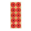 Fluorescence orange practice, training targets, paper target, metal auxiliary sticker, 5 cm, 250 pieces