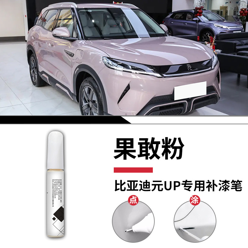 Paint Pen — BYD Avtomobil boya qələmləri - yuan-up-original-courageous-pink-touch-up-pen-sandpaper
