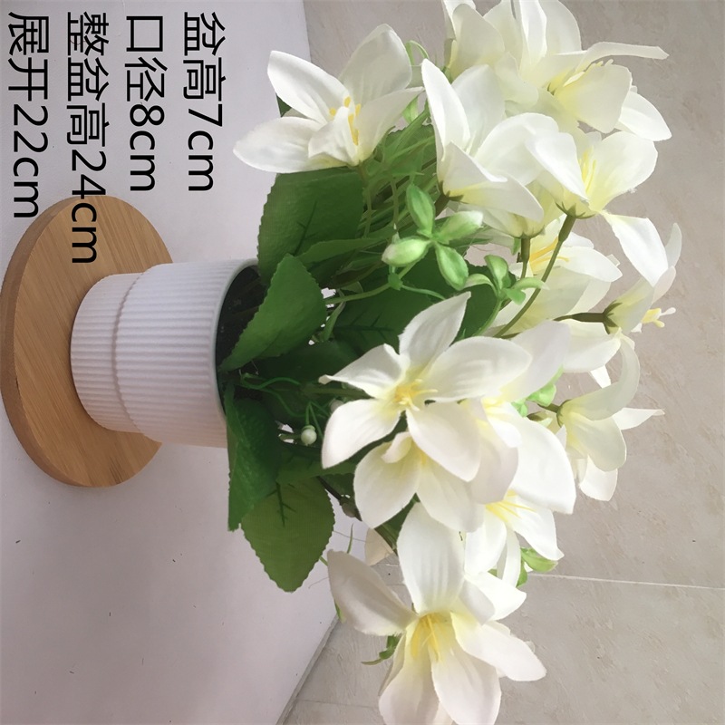 Pequeña imitación de flores falsas decoraciones de sala de estar decoración de mesa de té flores de plástico mano flores falsas plantas decoraciones