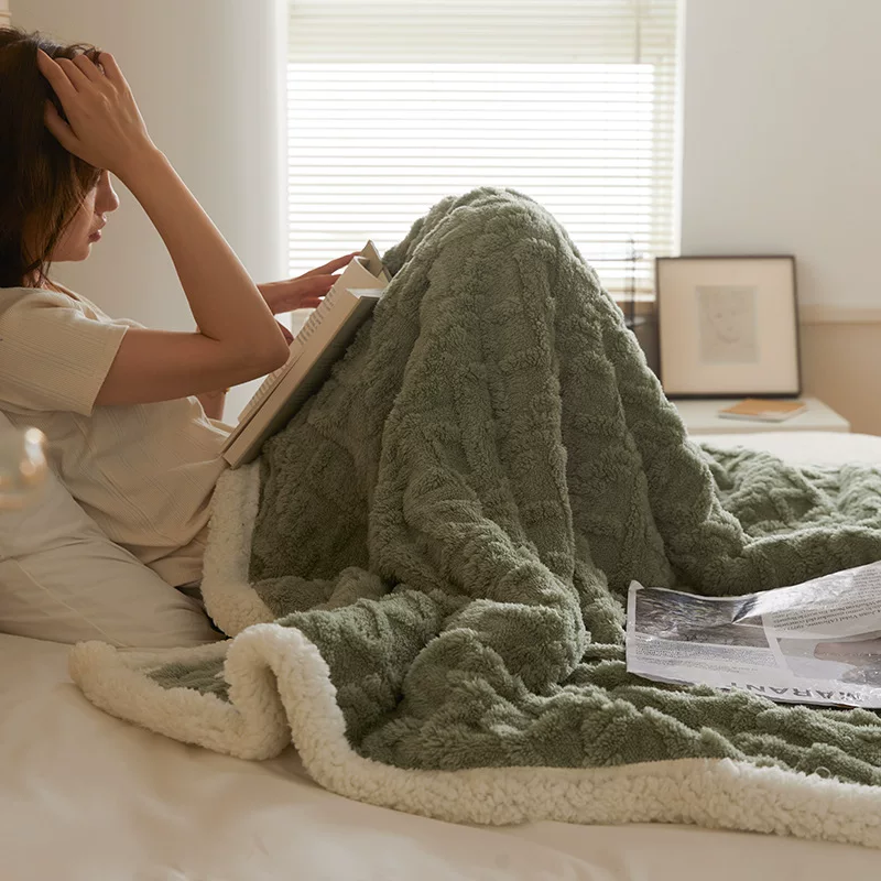 Double-layer duvet, sofa for sleep, increased thickness, Birthday gift