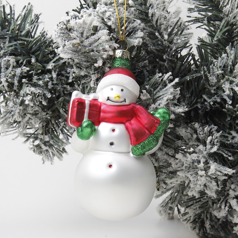 国境を越えた売れ筋クリスマスツリーペンダントコテージ雪だるまサンタクロースペンダントクリスマス装飾用品|undefined